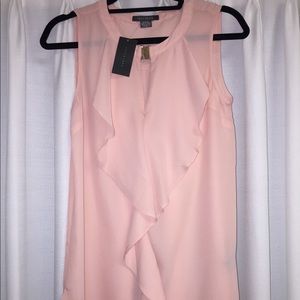 NEW WITH TAGS pink tank top blouse